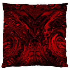 Black Magic Gothic Swirl Standard Flano Cushion Case (two Sides) by SpinnyChairDesigns