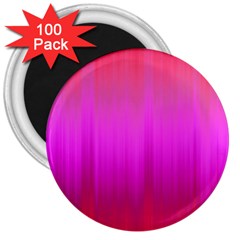 Fuchsia Ombre Color  3  Magnets (100 Pack) by SpinnyChairDesigns