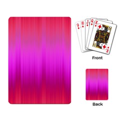 Fuchsia Ombre Color  Playing Cards Single Design (rectangle)