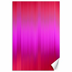 Fuchsia Ombre Color  Canvas 12  X 18  by SpinnyChairDesigns