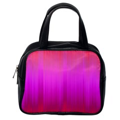 Fuchsia Ombre Color  Classic Handbag (one Side) by SpinnyChairDesigns