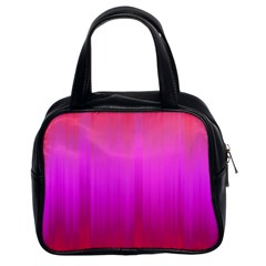 Fuchsia Ombre Color  Classic Handbag (two Sides) by SpinnyChairDesigns