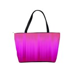 Fuchsia Ombre Color  Classic Shoulder Handbag Back