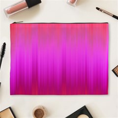 Fuchsia Ombre Color  Cosmetic Bag (xl) by SpinnyChairDesigns