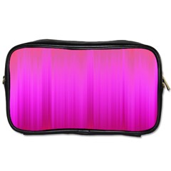 Fuchsia Ombre Color  Toiletries Bag (one Side) by SpinnyChairDesigns