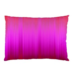 Fuchsia Ombre Color  Pillow Case (two Sides) by SpinnyChairDesigns