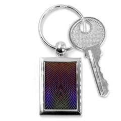 Alien Skin Glow Key Chain (rectangle) by SpinnyChairDesigns