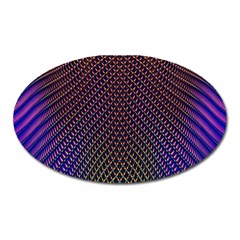 Alien Skin Glow Oval Magnet by SpinnyChairDesigns