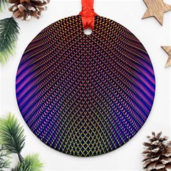 Alien Skin Glow Round Ornament (two Sides)