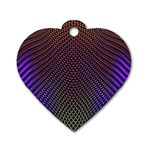 Alien Skin Glow Dog Tag Heart (One Side) Front