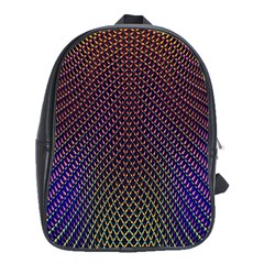 Alien Skin Glow School Bag (xl) by SpinnyChairDesigns