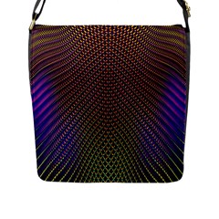 Alien Skin Glow Flap Closure Messenger Bag (l) by SpinnyChairDesigns