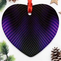 Alien Skin Glow Heart Ornament (two Sides)