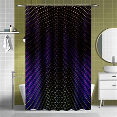 Alien Skin Glow Shower Curtain 48  X 72  (small)  by SpinnyChairDesigns