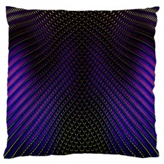 Alien Skin Glow Large Cushion Case (one Side) by SpinnyChairDesigns