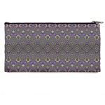 Boho Hearts and Flowers Pencil Case Back