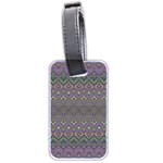 Boho Hearts and Flowers Luggage Tag (two sides) Front