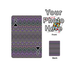 Boho Hearts And Flowers Playing Cards 54 Designs (mini)