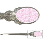 Pink and White Checkered Letter Opener Front