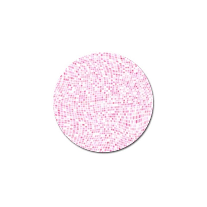 Pink and White Checkered Golf Ball Marker (10 pack)