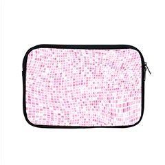 Pink And White Checkered Apple Macbook Pro 15  Zipper Case by SpinnyChairDesigns