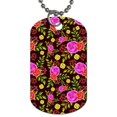 Background Rose Wallpaper Dog Tag (one Side) by HermanTelo