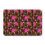 Background Rose Wallpaper Small Doormat  24 x16  Door Mat