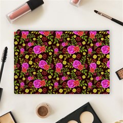 Background Rose Wallpaper Cosmetic Bag (large)