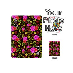 Background Rose Wallpaper Playing Cards 54 Designs (mini)