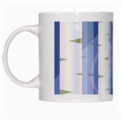 Birch Tree Forest Digital White Mugs by Mariart