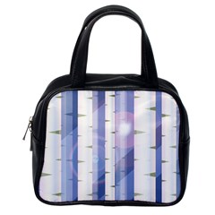 Birch Tree Forest Digital Classic Handbag (one Side) by Mariart