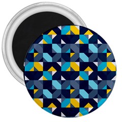 Geometric Hypnotic Shapes 3  Magnets by tmsartbazaar