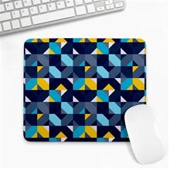 Geometric Hypnotic Shapes Large Mousepads by tmsartbazaar