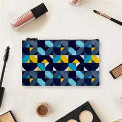 Geometric Hypnotic Shapes Cosmetic Bag (small) by tmsartbazaar