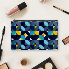 Geometric Hypnotic Shapes Cosmetic Bag (medium) by tmsartbazaar