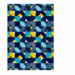 Geometric Hypnotic Shapes Large Garden Flag (two Sides)