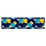 Geometric Hypnotic Shapes Satin Scarf (Oblong) Front