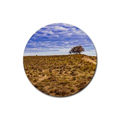 Patagonia Landscape Scene, Santa Cruz - Argentina Rubber Coaster (round)  by dflcprintsclothing