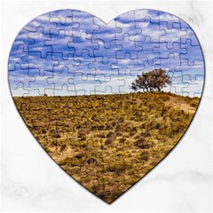 Patagonia Landscape Scene, Santa Cruz - Argentina Jigsaw Puzzle (heart) by dflcprintsclothing