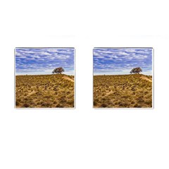 Patagonia Landscape Scene, Santa Cruz - Argentina Cufflinks (square) by dflcprintsclothing