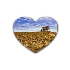 Patagonia Landscape Scene, Santa Cruz - Argentina Heart Coaster (4 Pack)  by dflcprintsclothing