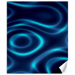 Blue Wavy Canvas 20  X 24 