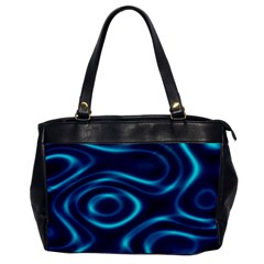 Blue Wavy Oversize Office Handbag by Sabelacarlos