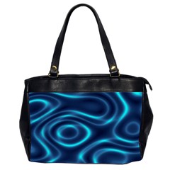 Blue Wavy Oversize Office Handbag (2 Sides) by Sabelacarlos