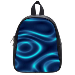 Blue Wavy School Bag (small) by Sabelacarlos