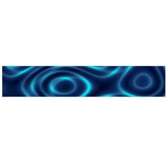 Blue Wavy Large Flano Scarf  by Sabelacarlos