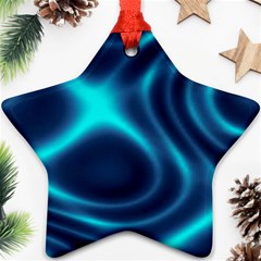 Blue Wave 2 Ornament (star) by Sabelacarlos