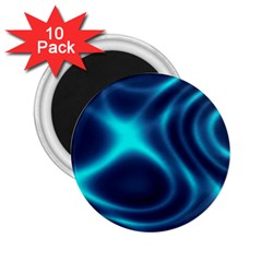 Blue Wave 2 2 25  Magnets (10 Pack) 