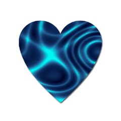 Blue Wave 2 Heart Magnet by Sabelacarlos