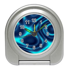 Blue Wave 2 Travel Alarm Clock by Sabelacarlos